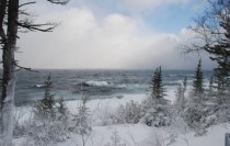 Lake Superior Shore in the Winter 