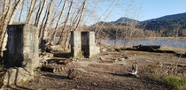Lakeside ruins