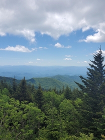 Land of Blue Smoke - Great Smokey Mountains Clingmans Dome TennesseeNorth Carolina 