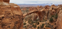 Landscape Arch from the back Beautiful view oc  Moab UT x