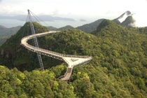 Langkawi sky bridge in Malaysia