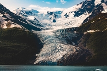 Large Glacier along the coast of Alaska 
