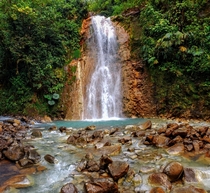 Las Gemelas Falls Toro Amarillo Costa Rica 