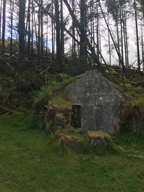 Last cottage of Cone Village Slieve Blooms Mountains Laois Ireland to be abandoned Cant believe someone lived here well into the s Basically a village founded at the top of the highest mountain in the Irish midlands