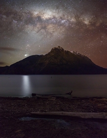Last glimpse of the Milky Way Bariloche ARG 