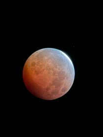 Last nights eclipse - taken from an iPhone held up to my dobsonian