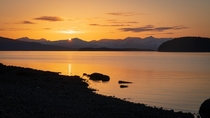 Last nights sunset from Douglas Island AK 