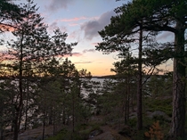 Late evening on the sea in Porkkala Finland st of July  at  this picture is not edited 