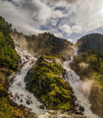 Latefossen waterfall in Norway   Insta glacionaut