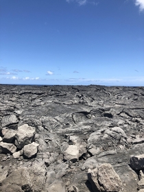 lava flow on Big Island Hawaii 