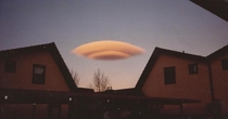 Lenticular cloud over my house in Dixie Downs Utah  years ago