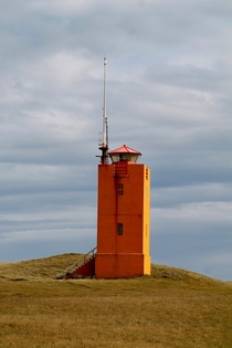 Lighthouse in Inglfshfi Iceland