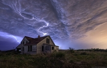 Lightning storm in Nebraska 