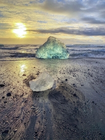 Like a diamond in the sea  Diamond Beach Iceland  