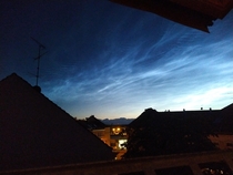 Like ripples in space - the sky looks like a sea Leipzig Germany