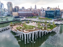 Little Island in NYC each concrete pillar called a Tulip is made up of  to  petals none of which are exactly alike Interesting article with many more photos in the comments