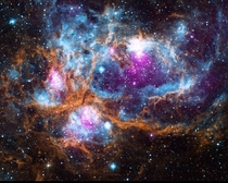 Lobster nebula in Scorpius space picture
