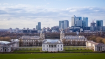 London from Greenwich Observatory 