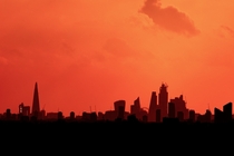 London Skyline from  miles away 