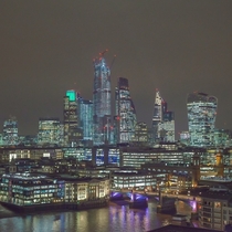 London Skyline viewed from Tate Modern 