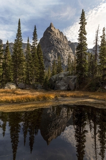 Lone Eagle Peak Indian Peaks Wilderness Colorado  Taken on a backpacking trip in October
