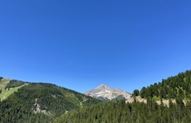 Lone Mountain in Big Sky Montana USA 