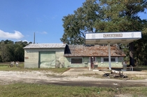 Long abandoned gas station in North Carolina