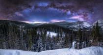 Longs Peak Colorado  Milky Way 