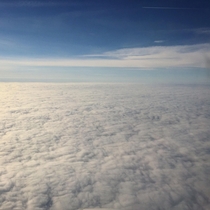 Looking at clouds from above is the best part of flying