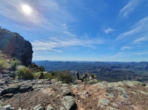 Looking north from Mt Exmouth Warrumbungles NP NSW OC 