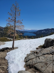 Looking over Donner Lake 