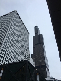 Looking up at Chicago