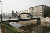 Looping Bridge in Sarajevo Bosnia 