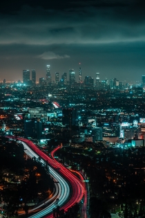 Los Angeles as seen from Mulholland Drive