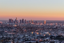 Los Angeles from Griffith Observatory  by Pete Nunnery