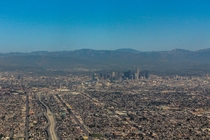 Los Angeles from the air 