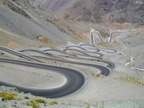 Los Caracoles Pass between Chile and Argentina 