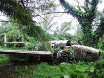 Lost WWII allied aircraft in New Guinea 