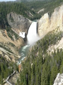 Lower Yellowstone Falls Wyoming  year
