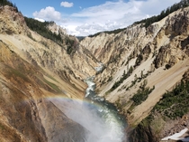 Lower Yellowstone Falls Yellowstone National Park 