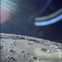 Lunar image taken during Apollo 