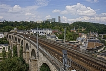 Luxembourg City - Railway Bridge - 