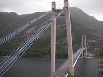 Lyfsefjord bridge in Norway 