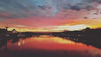Lyon FR sunset