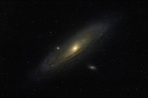 M Andromeda Galaxy captured using a mirrorless camera and mm telephoto lens