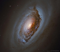 M The Evil Eye Galaxy by ESAHubble amp NASA amp the PHANGS-HST Team Acknowledgement Judy Schmidt