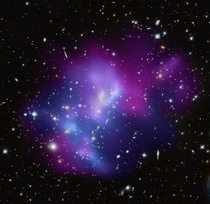 MACSJ Galaxy Cluster Chandra X-ray image 