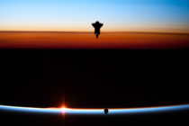Made a quick edit after seeing the SpaceX capsule during sunset