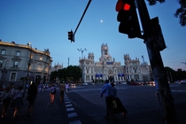 Madrid blue hour 