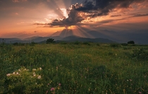 Magical light - the beautiful Caucasus foothills of Georgia photo by Soso Meladze